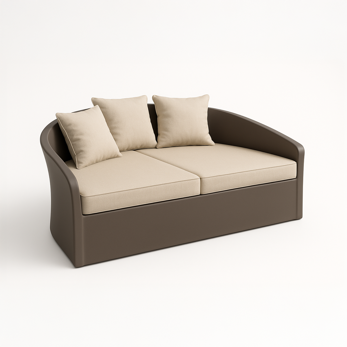 Curved Outdoor Daybed Sofa Cover