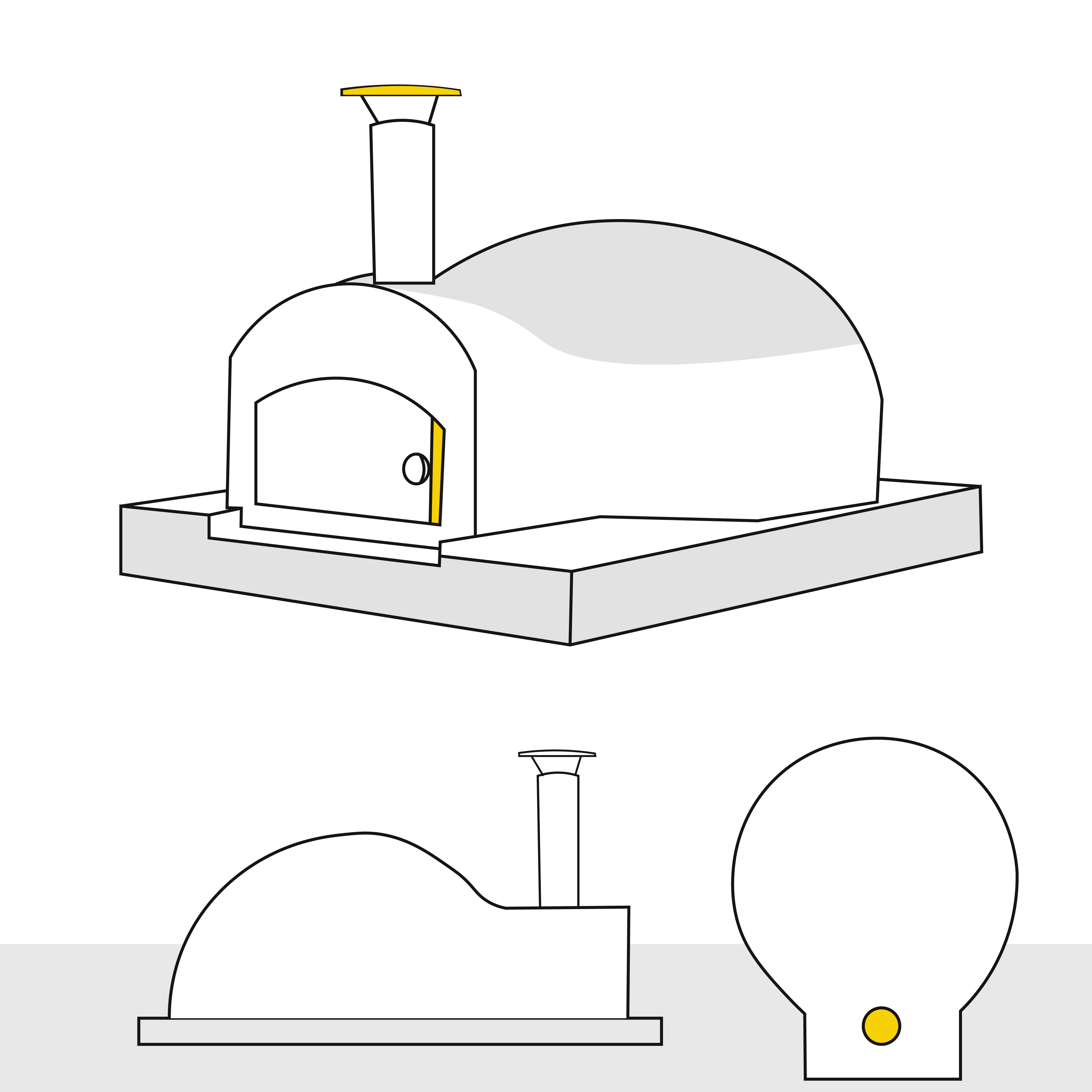 Cupolino Pizza Oven Cover