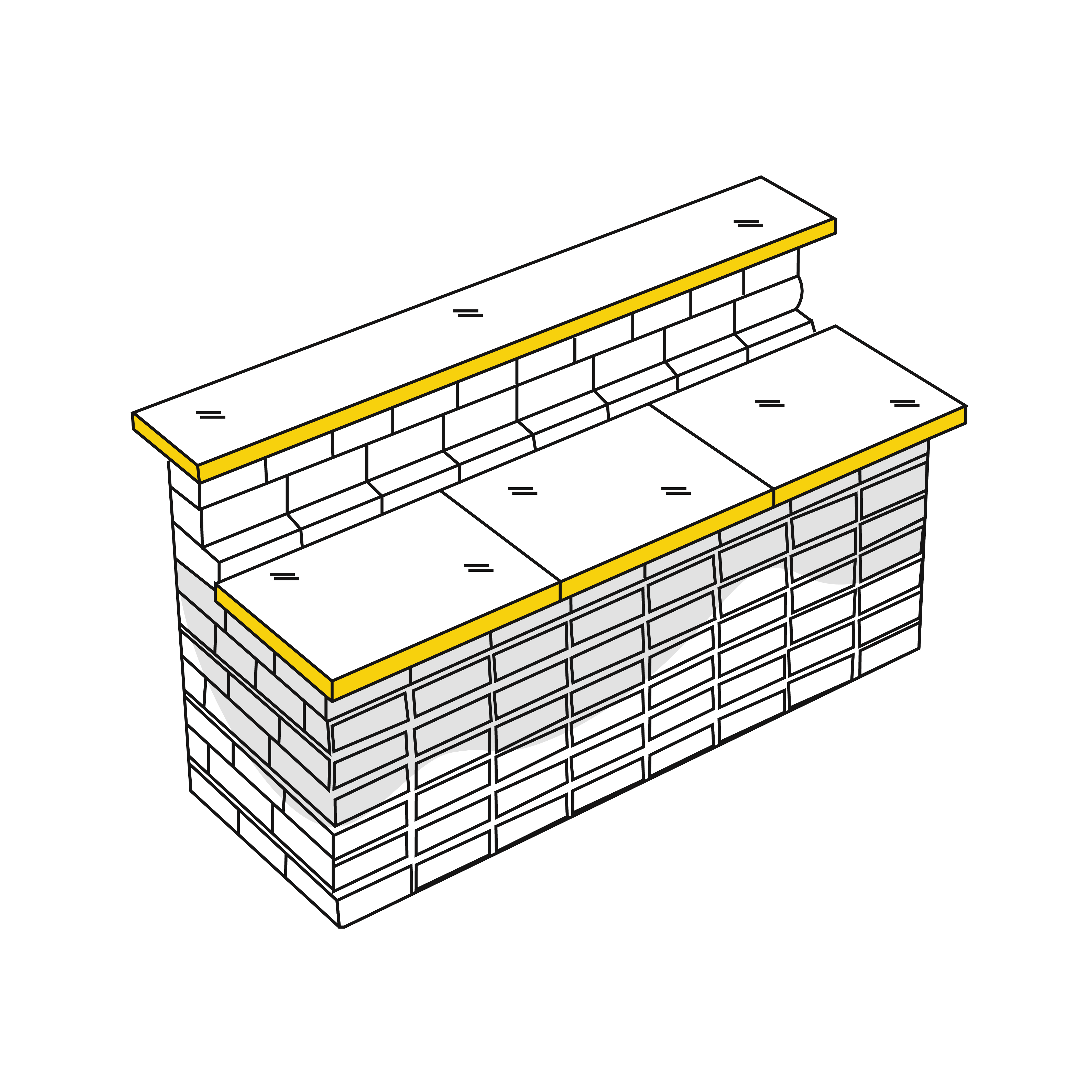 Outdoor Brick Bar Island Cover