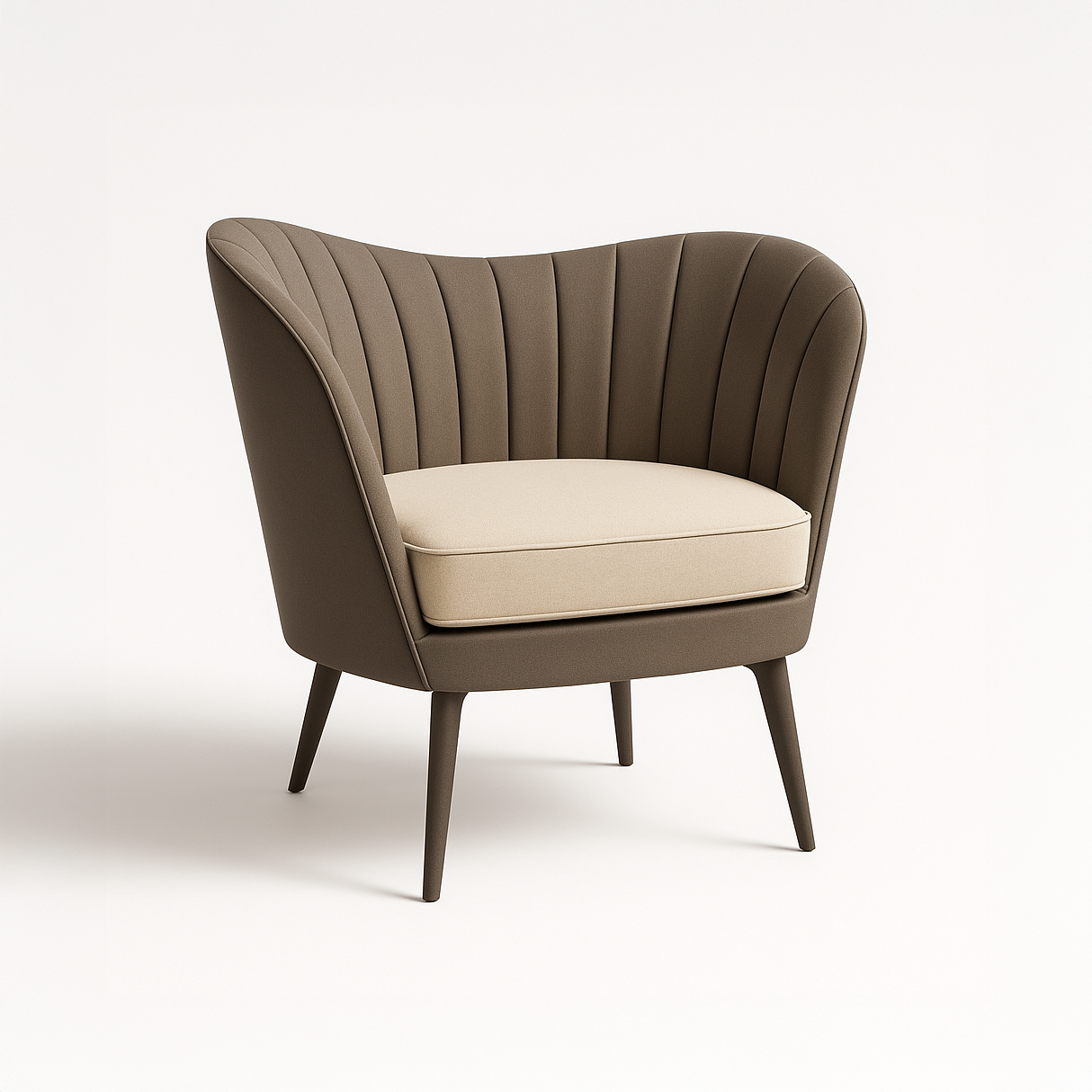 Modular Club Wingback Chair Cover