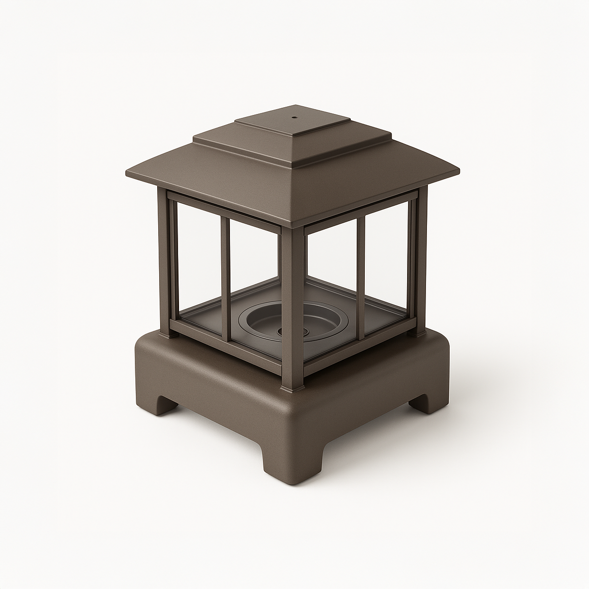 Outdoor Square Lantern Firepit Cover