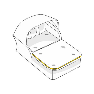 Custom Outdoor Daybed Cover - Model 9