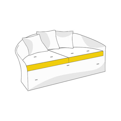 Curved Outdoor Daybed Sofa Cover