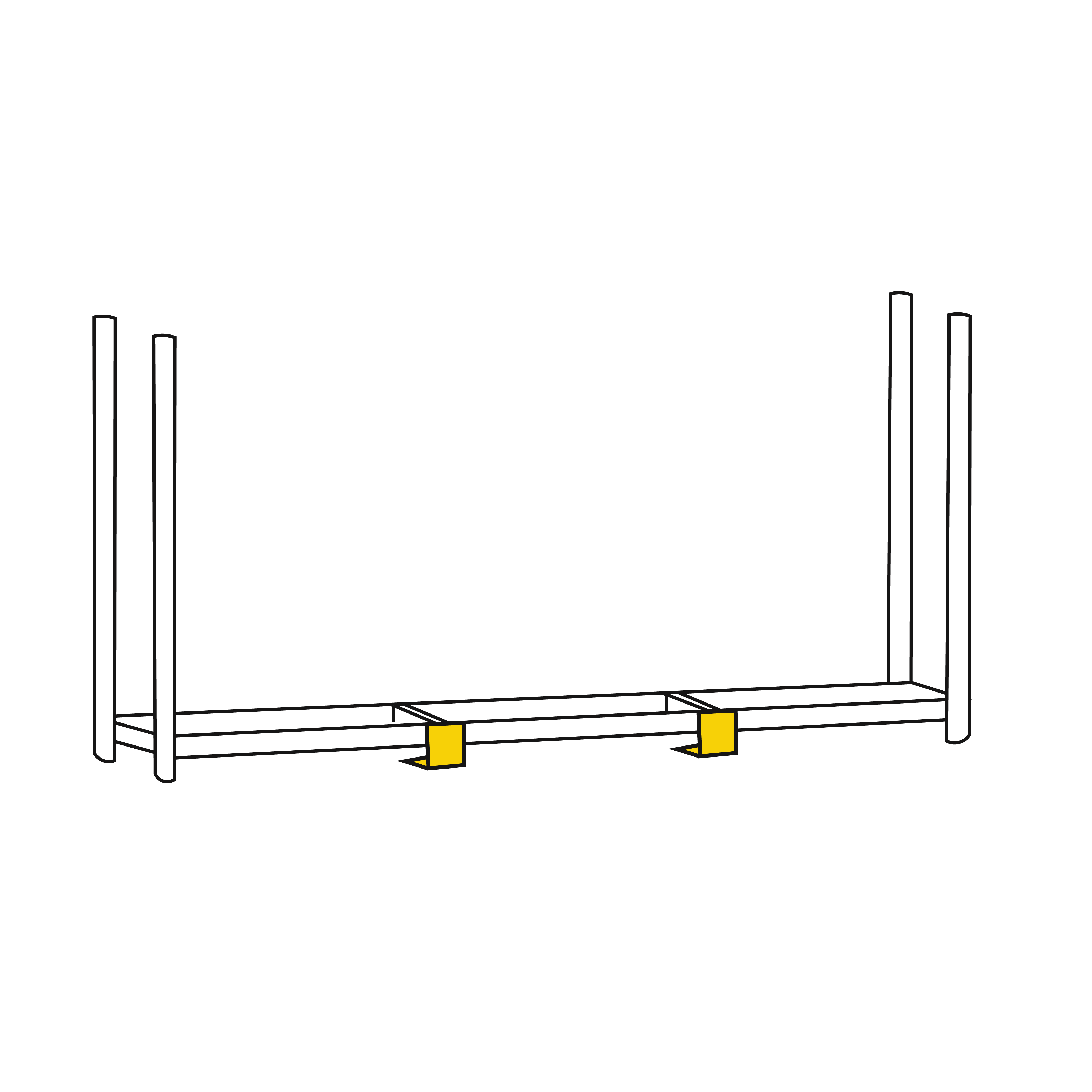 Extra Large Rectangle Firewood Rack Cover