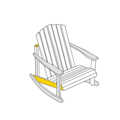 Custom Adirondack Chair Cover - Model 4