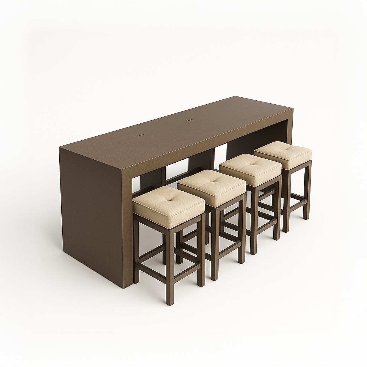 Bar Table with Stools Cover