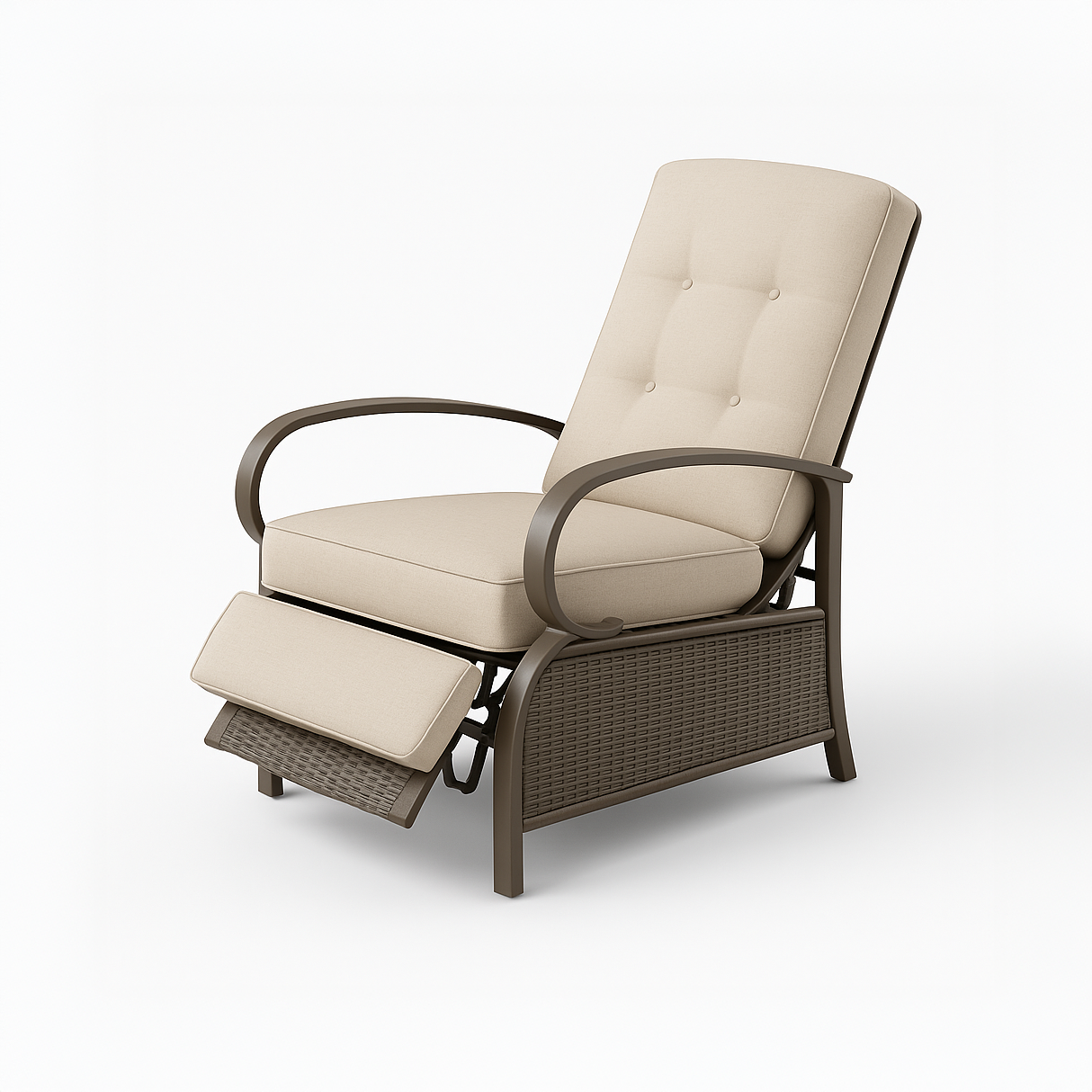 Wicker Recliner Chair Cover