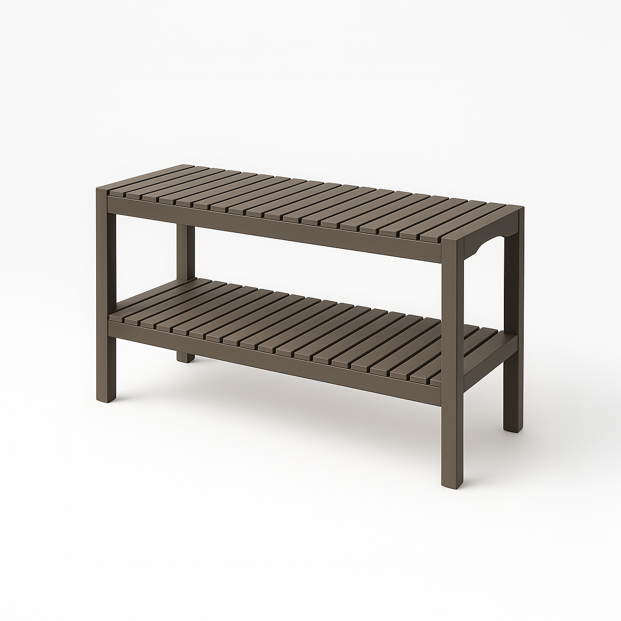 Slatted Shoe Bench Cover
