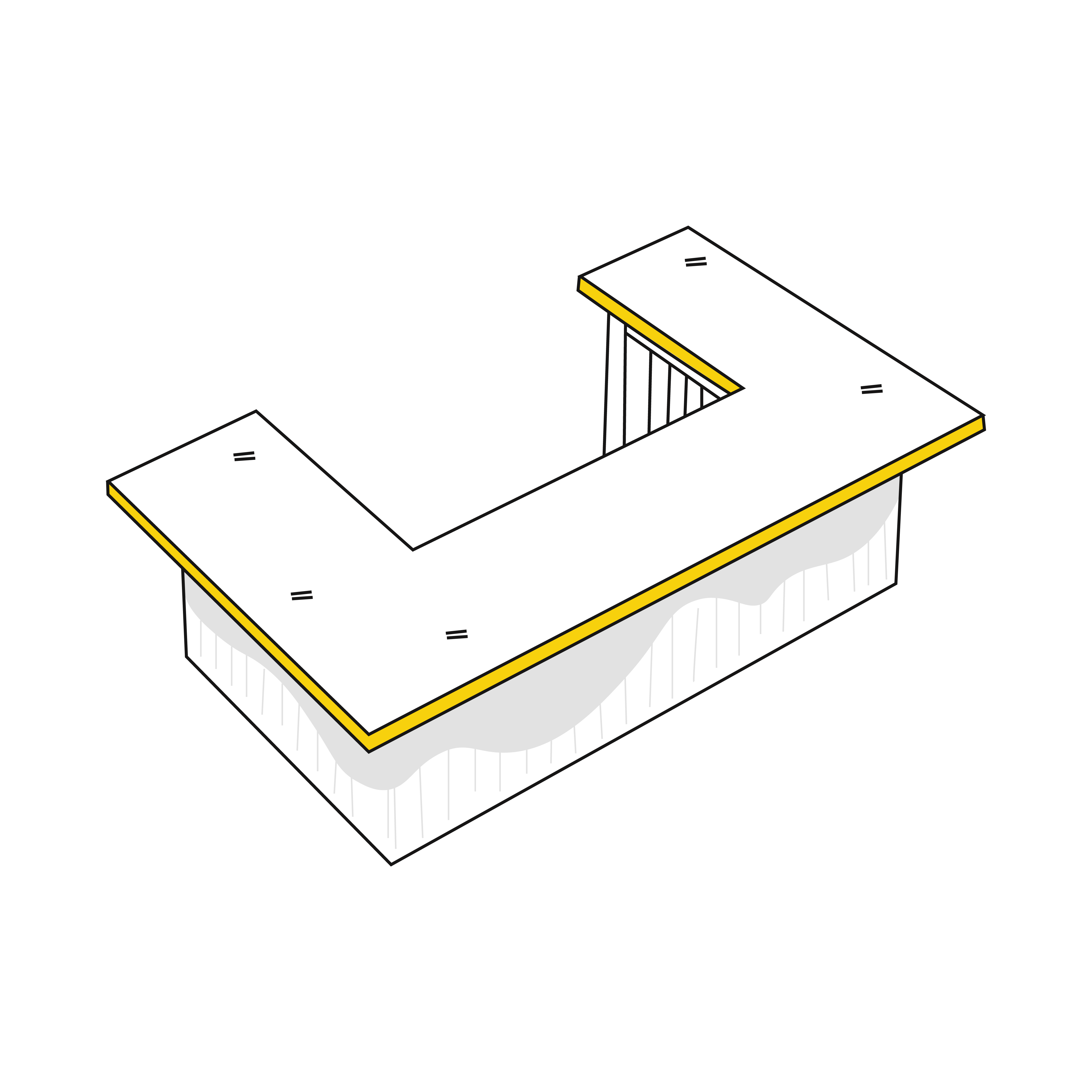 U Shape Bar Island Cover