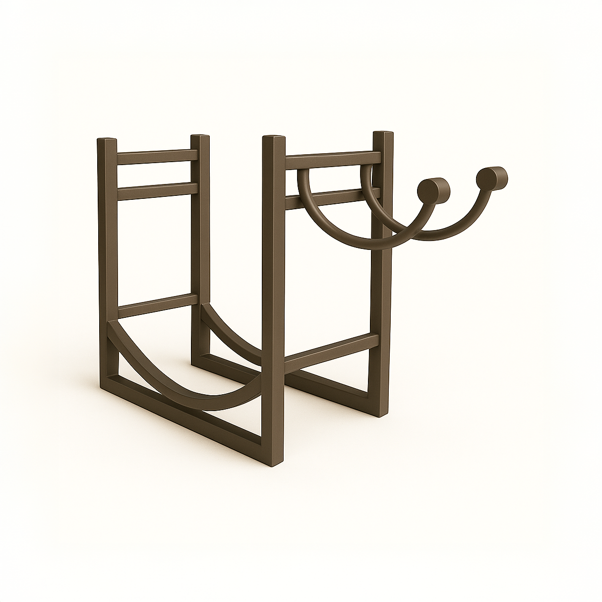 Firewood Rack with Kindling Holder Cover