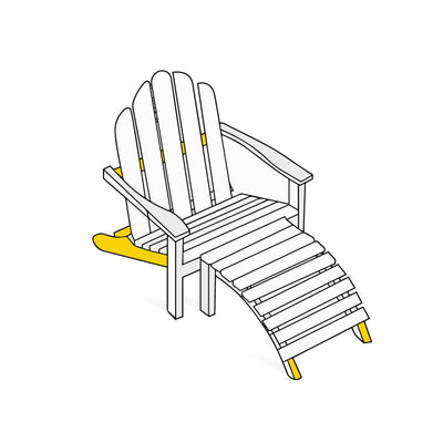 Custom Adirondack Chair Cover - Model 2