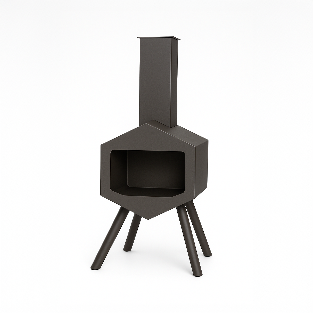 Modern Geometric Chiminea Cover