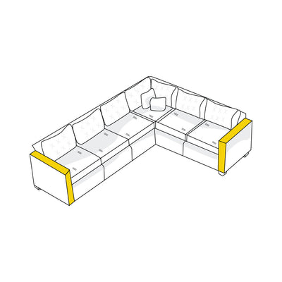 L Shaped Sectional Sofa Cover