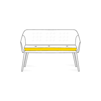Modern High Back Bench Cover