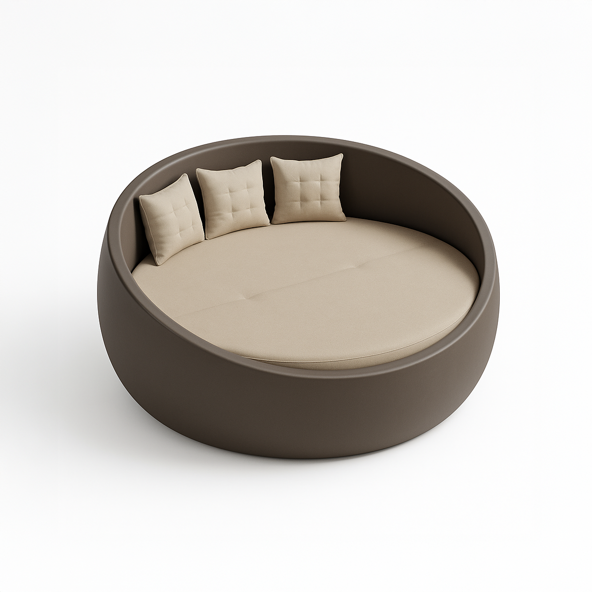 Round Enclosed Outdoor Daybed Cover