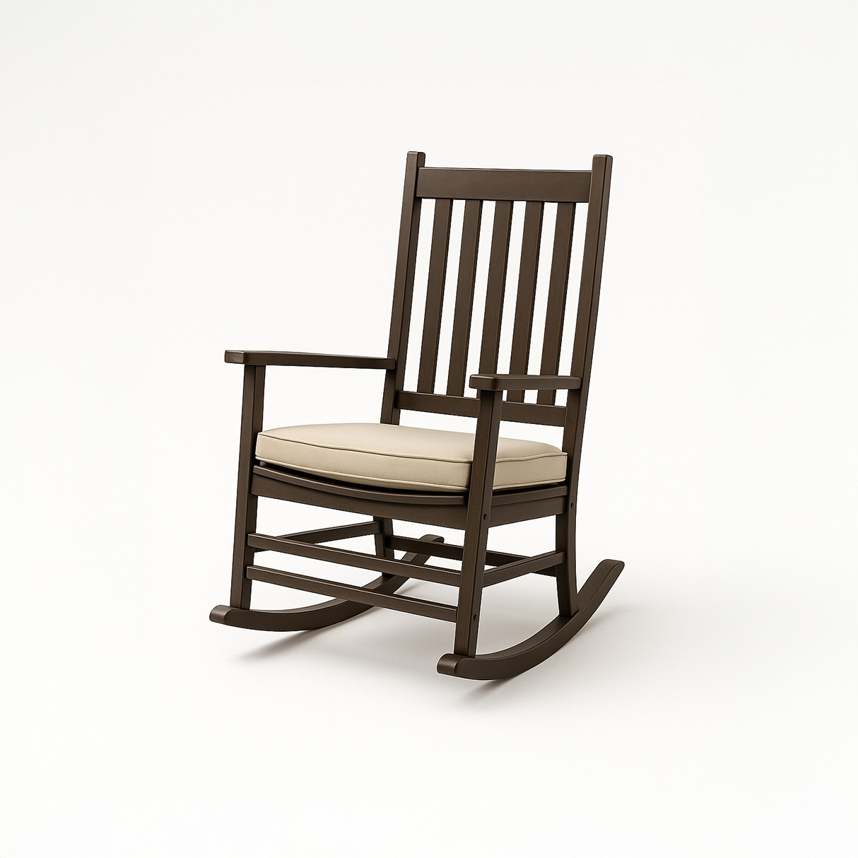 Classic Wooden Rocking Chair Cover