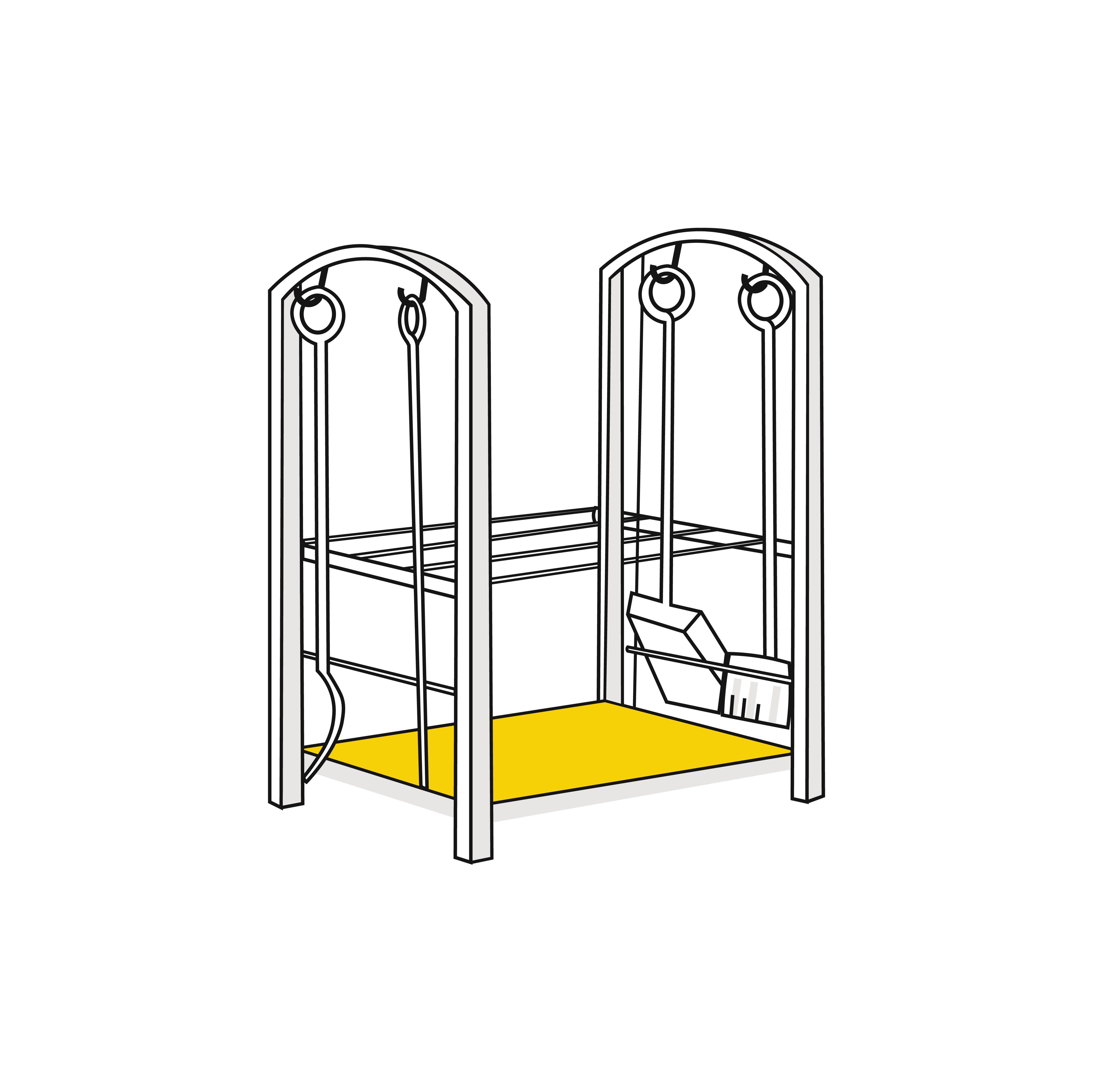 Firewood Rack and Tool Storage Cover