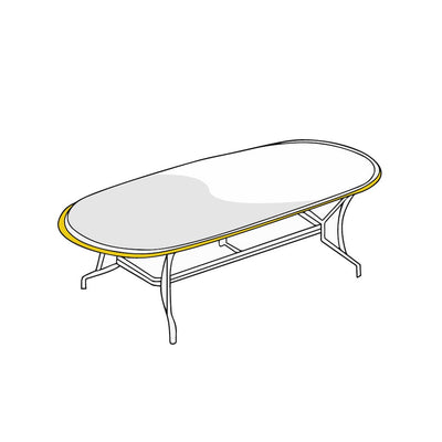 Oval Patio Dinning Table Cover