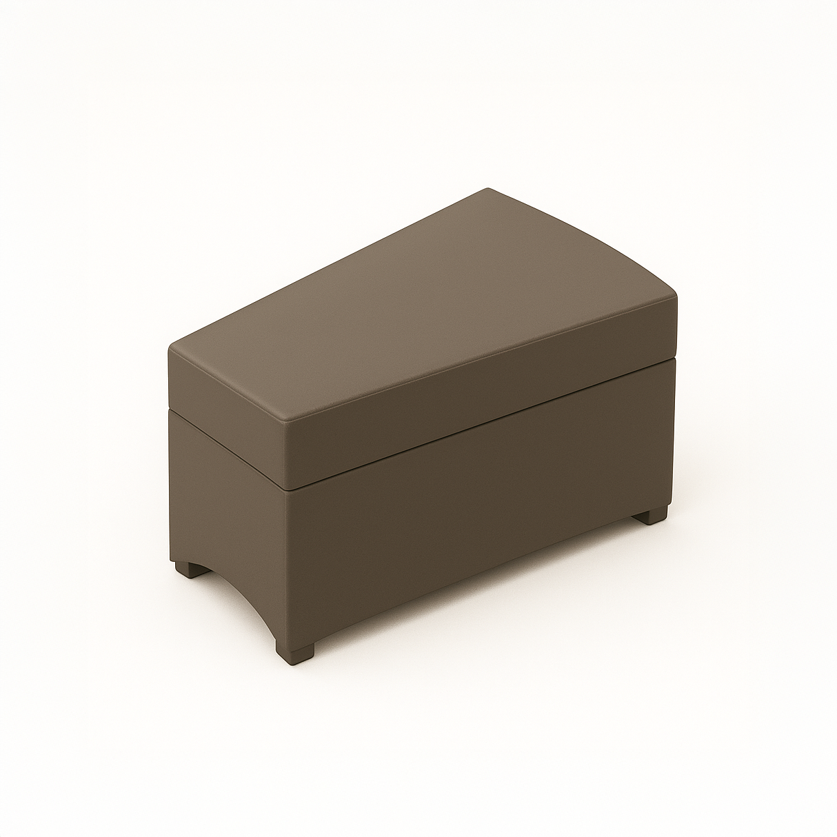Custom Wedge Ottoman Cover