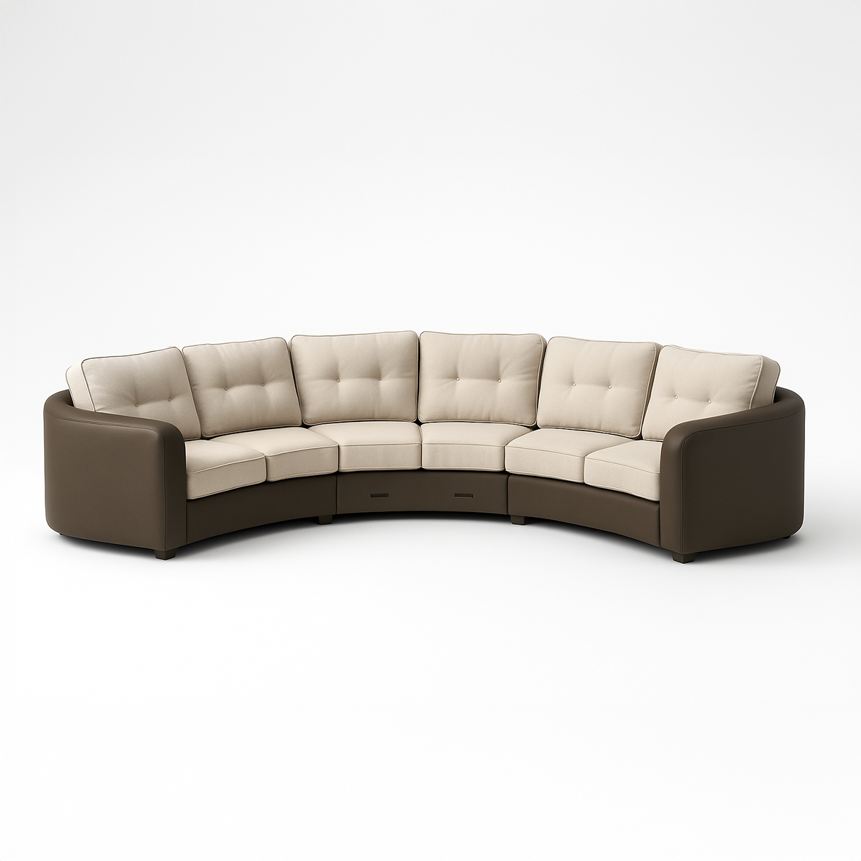 Custom Curved Sofa Covers