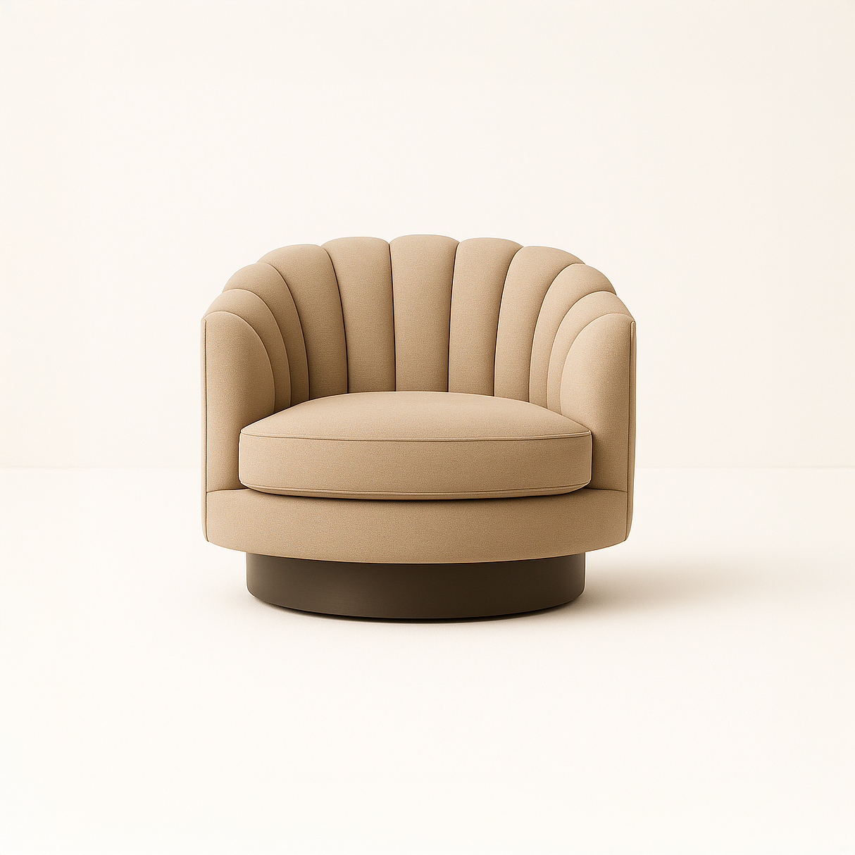 Modular Club Tufted Swivel Chair Cover